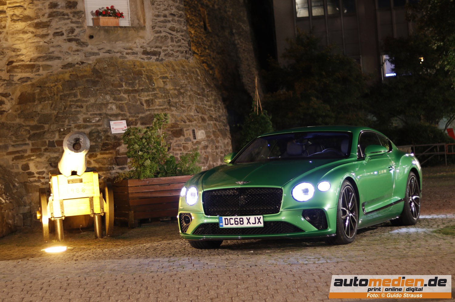 Bentley Continental GT in Apple Green